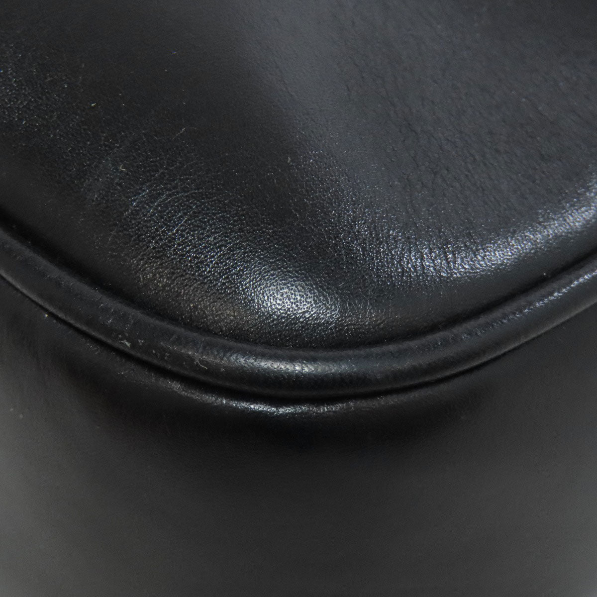 CELINE Shoulder Bag leather black logo