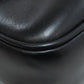 CELINE Shoulder Bag leather black logo