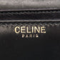 CELINE Shoulder Bag leather black logo