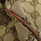 GUCCI Handbag 211944 canvas Brown Sukey GG