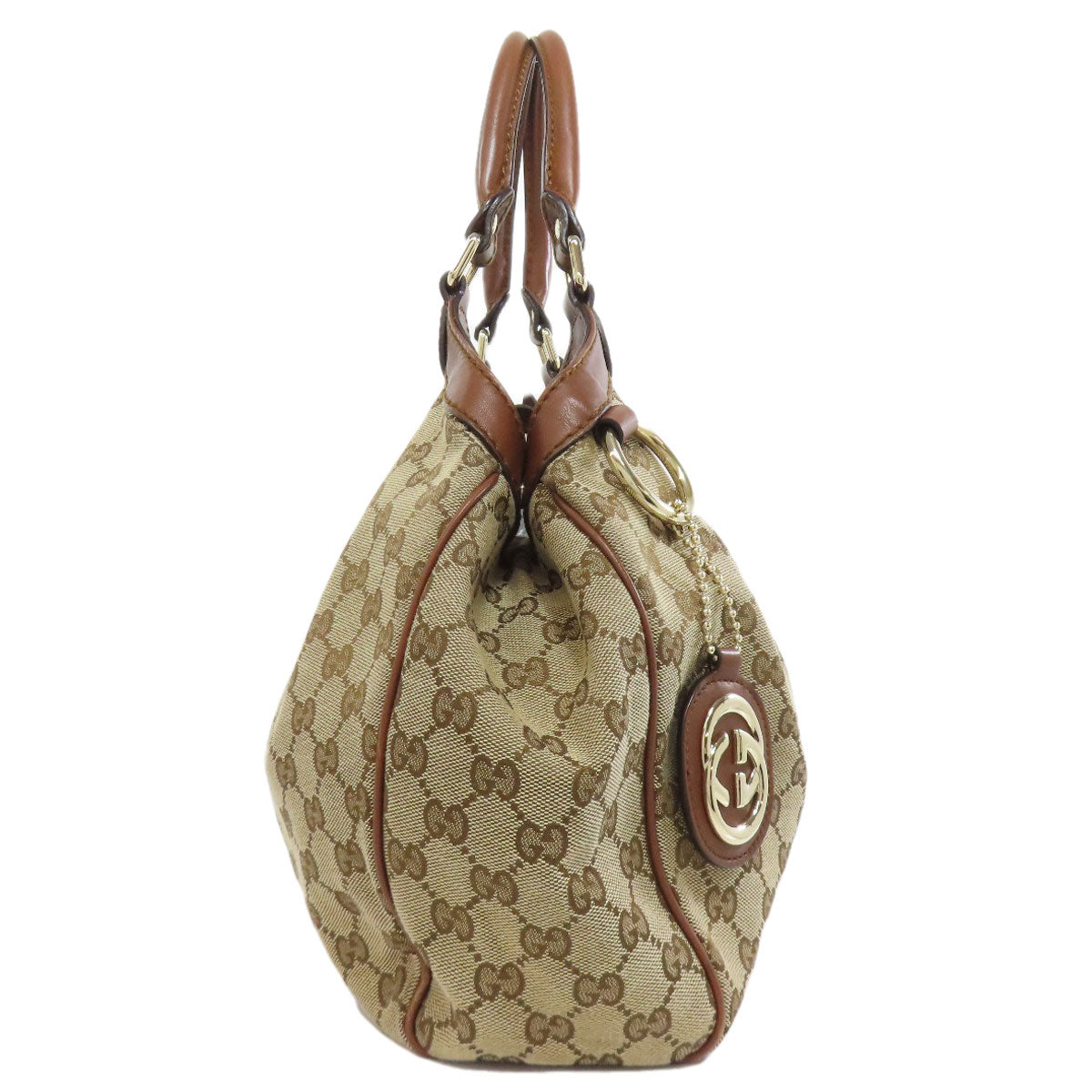 GUCCI Handbag 211944 canvas Brown Sukey GG