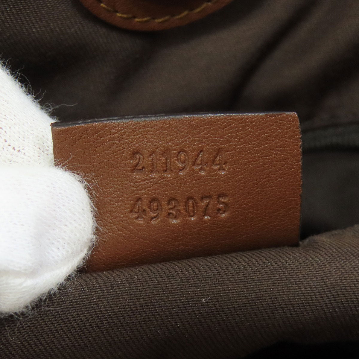 GUCCI Handbag 211944 canvas Brown Sukey GG