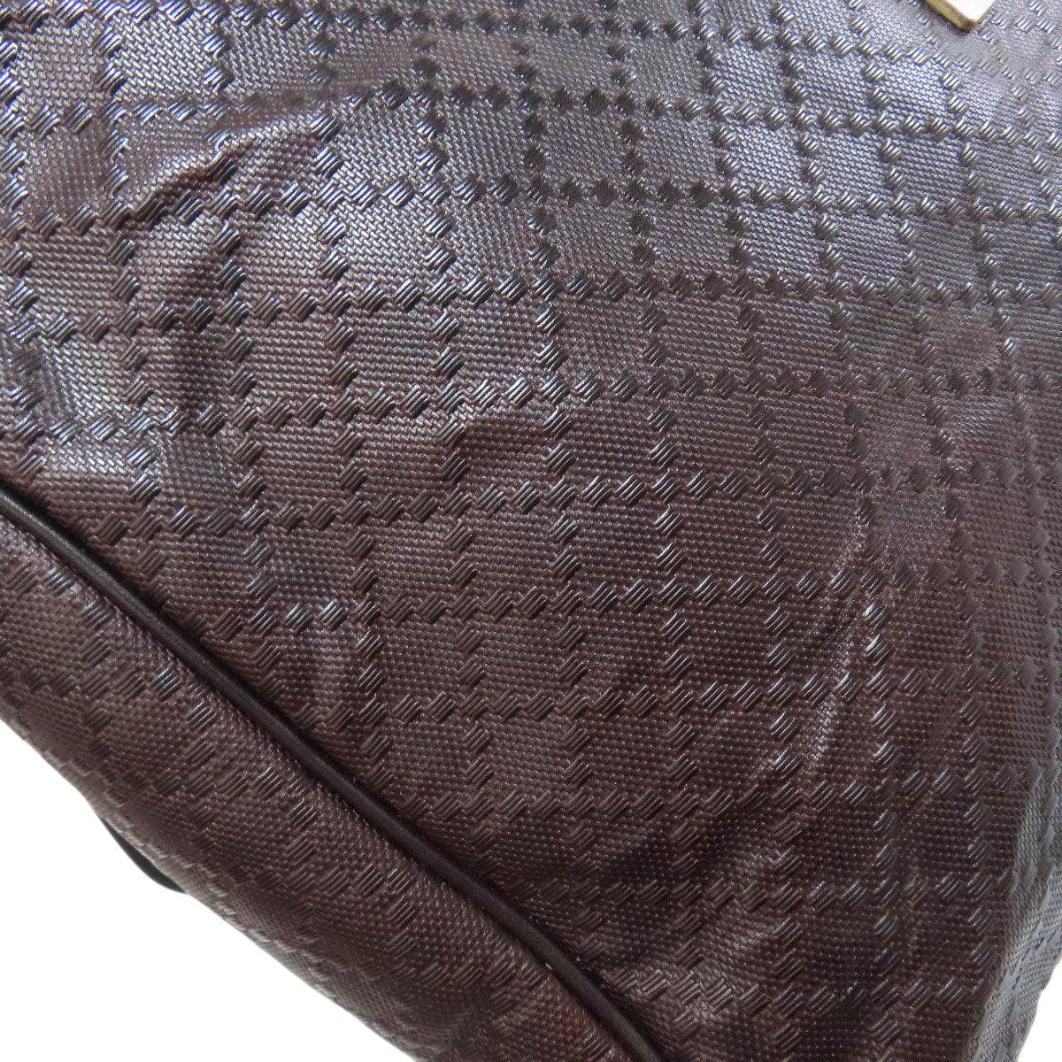 GUCCI Shoulder Bag 223665 leather Brown Diamante