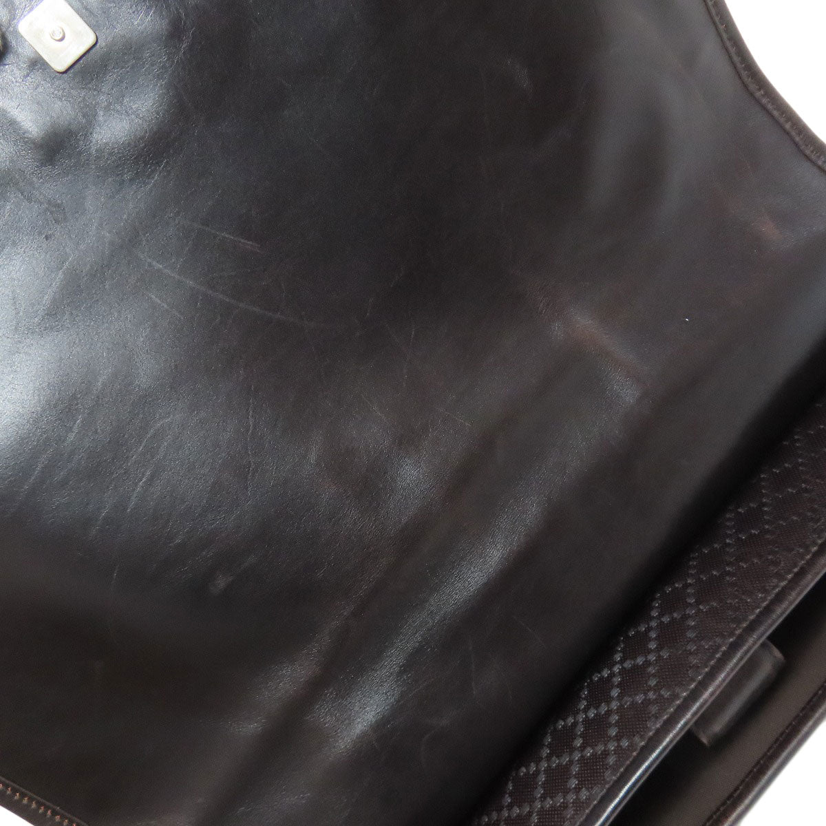 GUCCI Shoulder Bag 223665 leather Brown Diamante