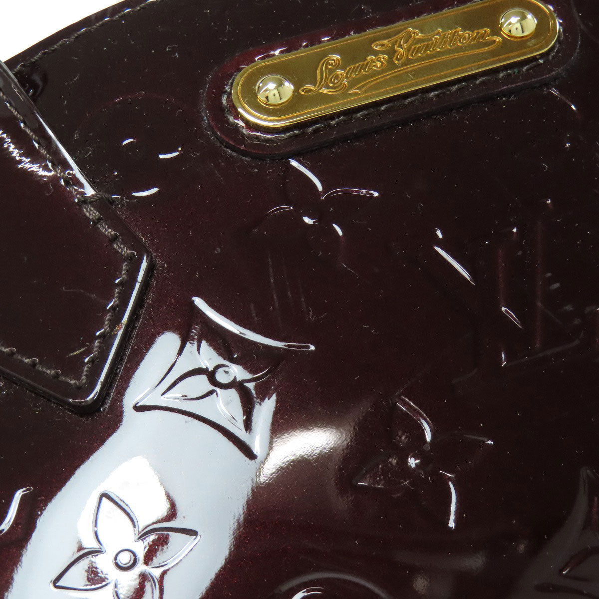 LOUIS VUITTON Handbag M93641 Vernis purple Wilsher PM