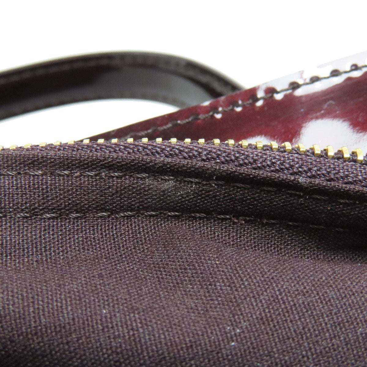 LOUIS VUITTON Handbag M93641 Vernis purple Wilsher PM