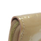 LOUIS VUITTON Coin case M91762 Vernis pink beige Zippy coin purse Women Used Authentic