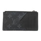 LOUIS VUITTON Coin case M80994 Monogram Eclipse black Zippy Dragonne Trunk Print Women Used Authentic