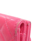 CHANEL Bifold Wallet Calfskin pink Tri-fold Boy Chanel Women Used Authentic