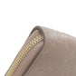 LOUIS VUITTON Long Wallet Purse M69034 Ann Platt beige Zippy wallet Women Used Authentic