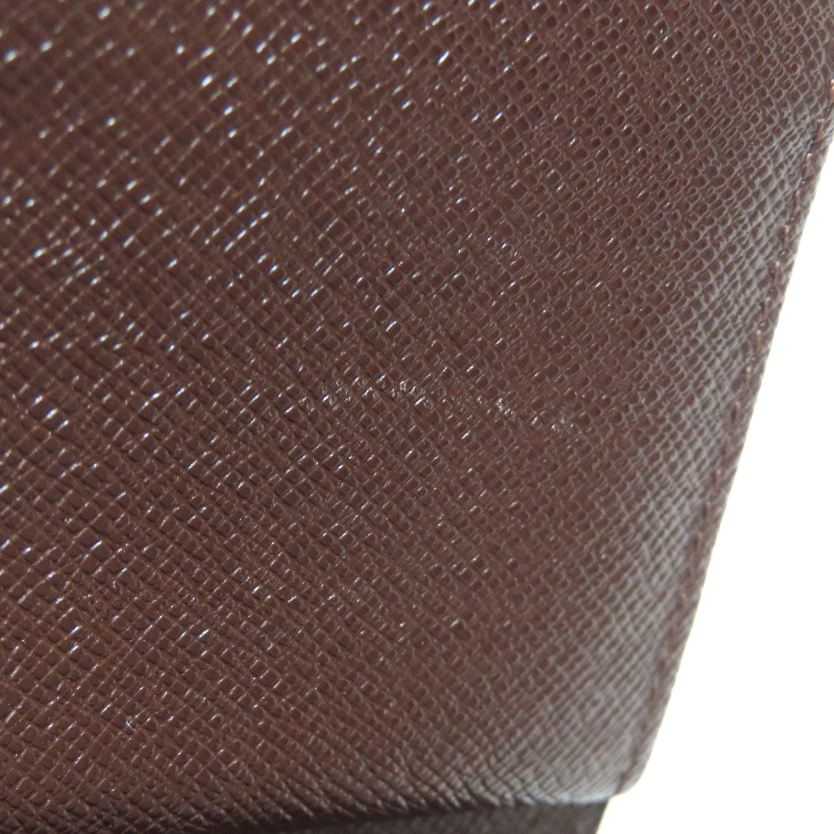 LOUIS VUITTON Bifold Wallet N61664 Damier canvas Brown Portomon Vienova Women Used Authentic