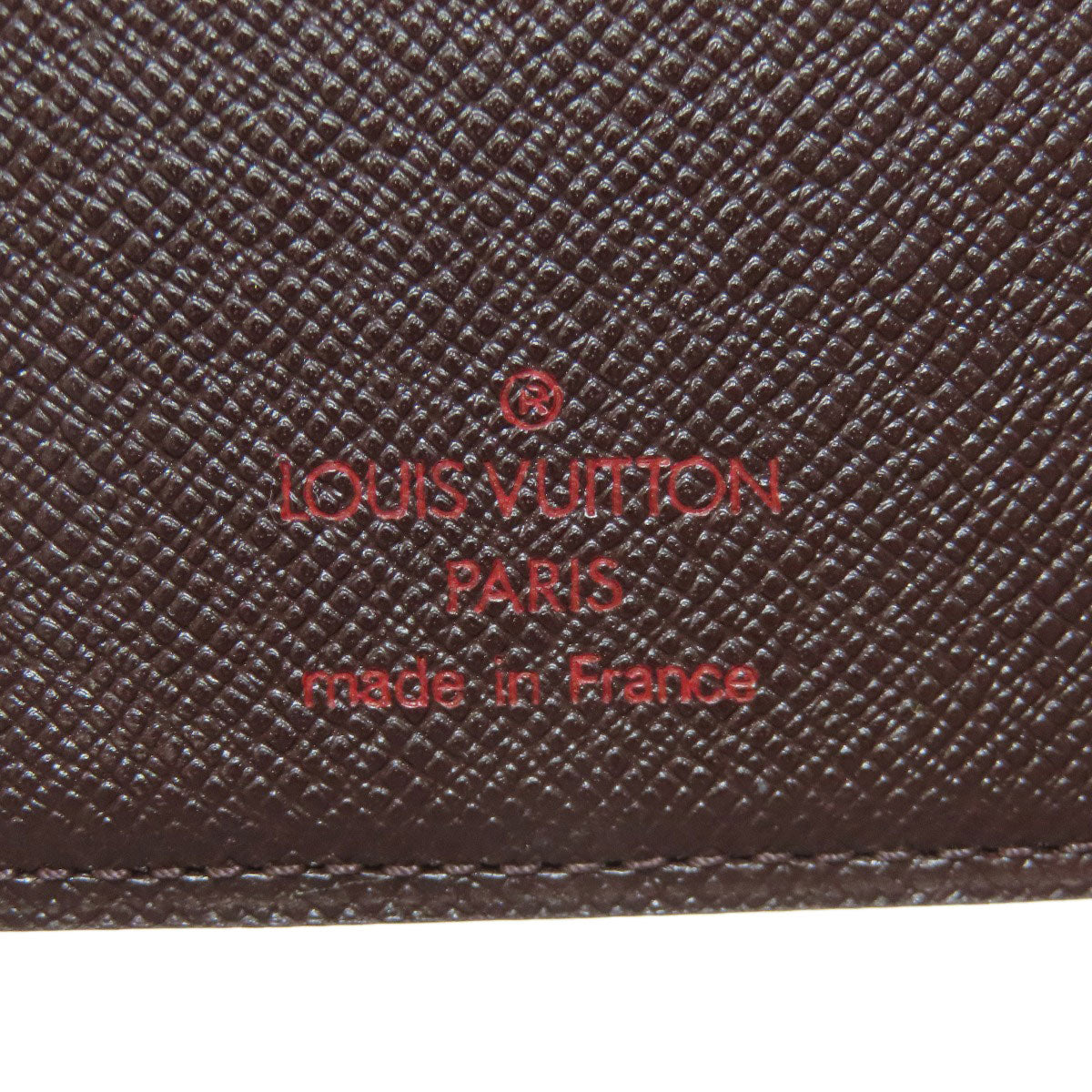 LOUIS VUITTON Bifold Wallet N61664 Damier canvas Brown Portomon Vienova Women Used Authentic