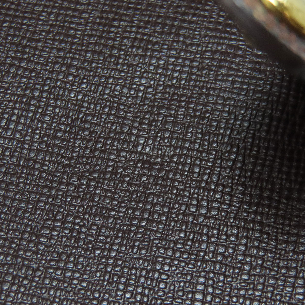 LOUIS VUITTON Bifold Wallet N61664 Damier canvas Brown Portomon Vienova Women Used Authentic