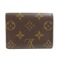 LOUIS VUITTON Bifold Wallet M81667 Monogram canvas Brown Portefeuille Celeste Women Used Authentic