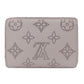 LOUIS VUITTON Bifold Wallet M80903 Monogram Mahina gray Portefeuille Clare Women Used Authentic