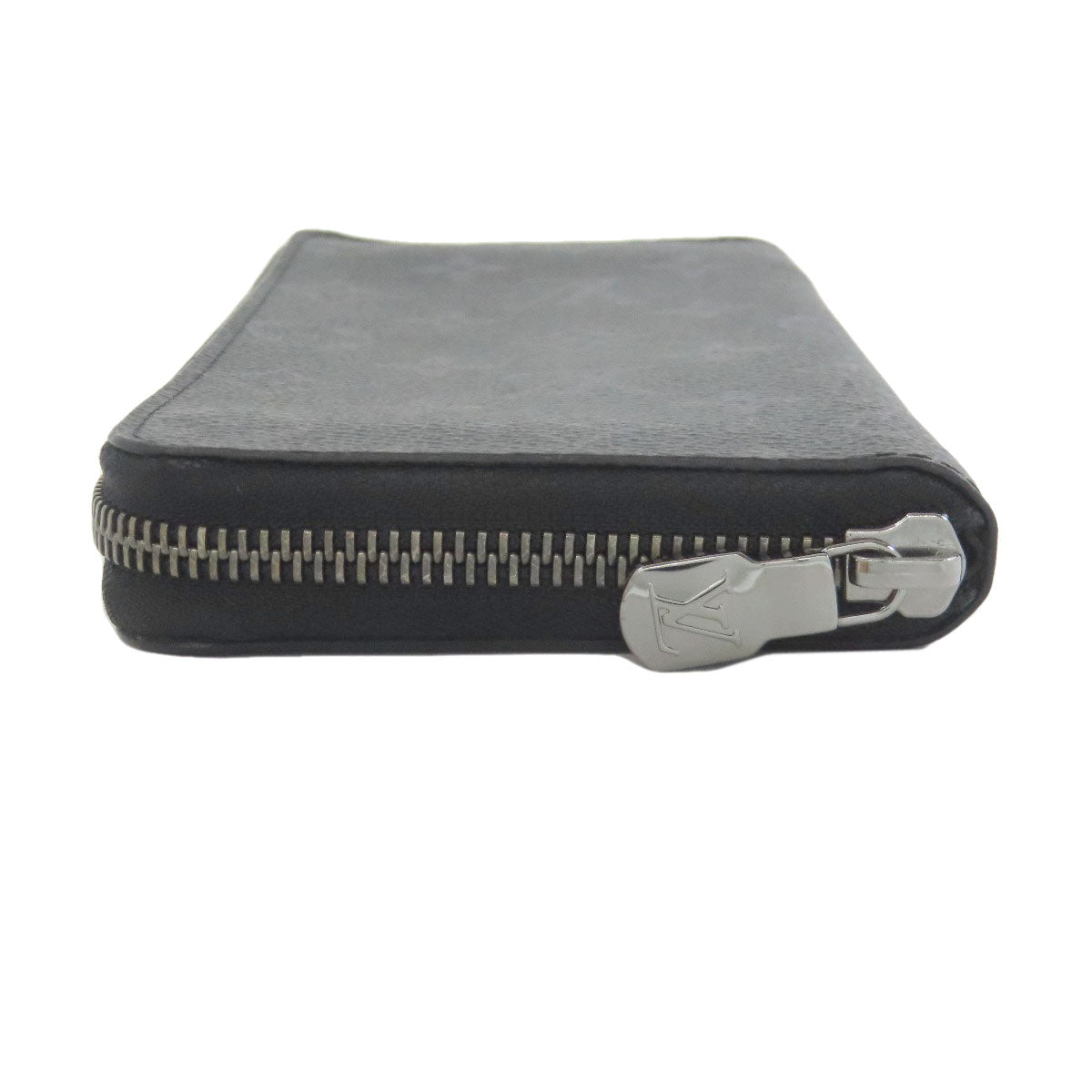 LOUIS VUITTON Long Wallet Purse M62295 Monogram Eclipse black Zippy wallet Vertical mens Used Authentic