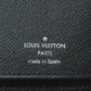 LOUIS VUITTON Long Wallet Purse M62295 Monogram Eclipse black Zippy wallet Vertical mens Used Authentic