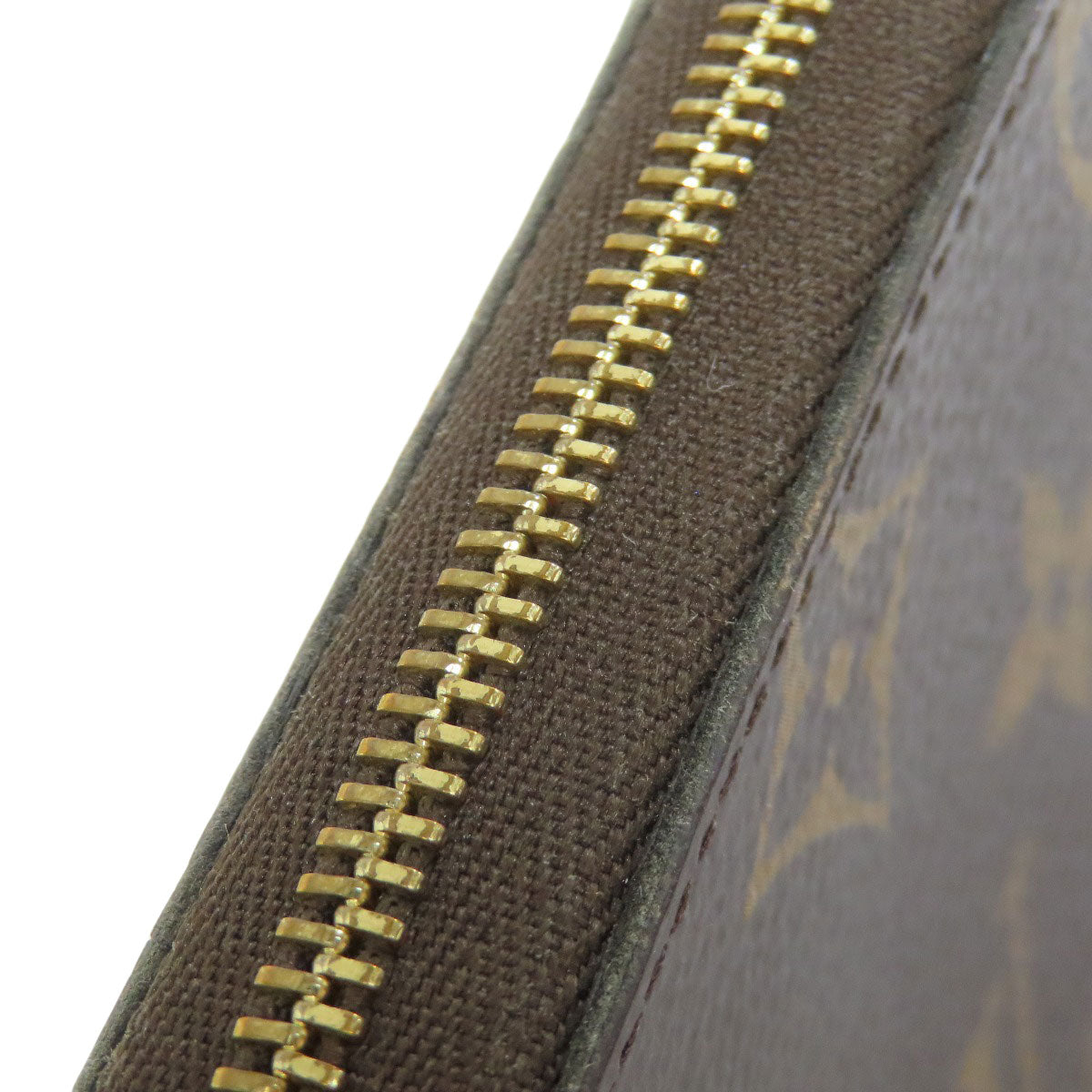 LOUIS VUITTON Coin case M60067 Monogram canvas Brown Zippy coin purse Women(Unisex) Used Authentic