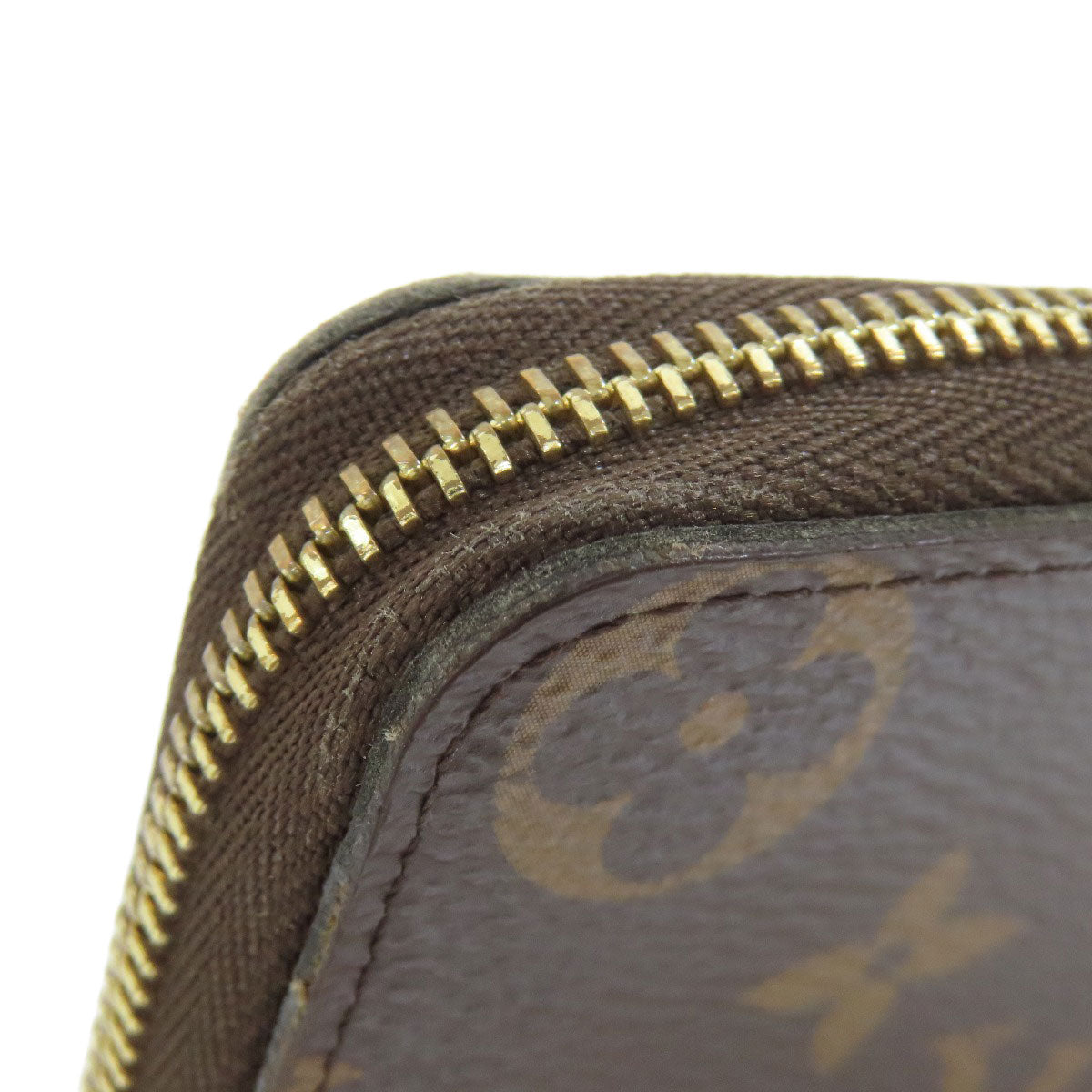 LOUIS VUITTON Coin case M60067 Monogram canvas Brown Zippy coin purse Women(Unisex) Used Authentic