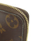 LOUIS VUITTON Coin case M60067 Monogram canvas Brown Zippy coin purse Women(Unisex) Used Authentic