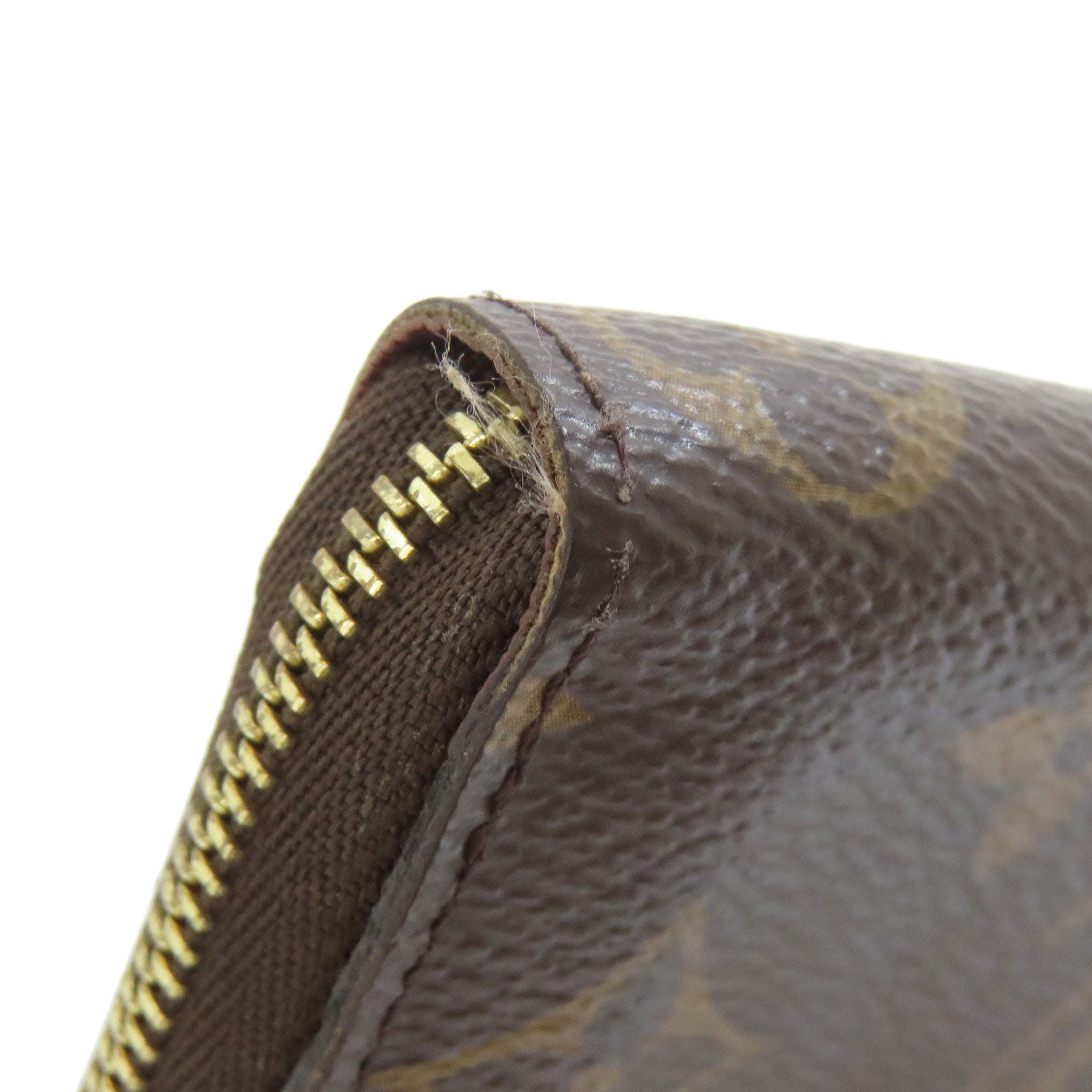 LOUIS VUITTON Coin case M60067 Monogram canvas Brown Zippy coin purse Women(Unisex) Used Authentic