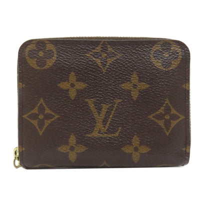 LOUIS VUITTON Coin case M60067 Monogram canvas Brown Zippy coin purse Women(Unisex) Used Authentic
