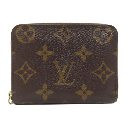 LOUIS VUITTON Coin case M60067 Monogram canvas Brown Zippy coin purse Women(Unisex) Used Authentic