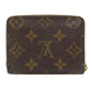 LOUIS VUITTON Coin case M60067 Monogram canvas Brown Zippy coin purse Women(Unisex) Used Authentic
