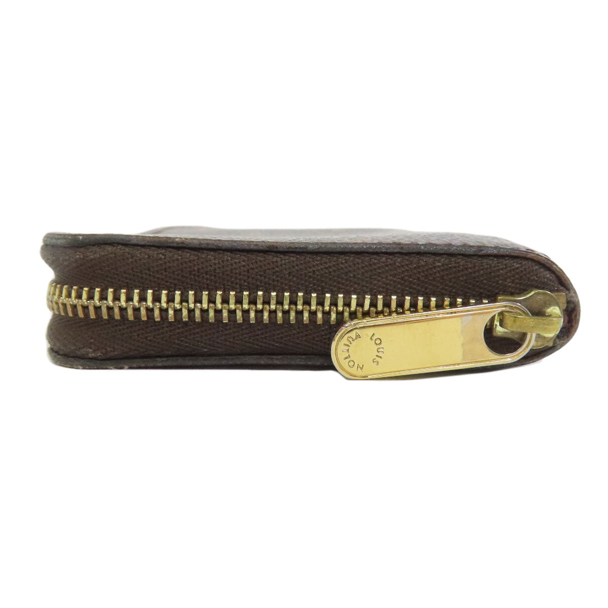 LOUIS VUITTON Coin case M60067 Monogram canvas Brown Zippy coin purse Women(Unisex) Used Authentic