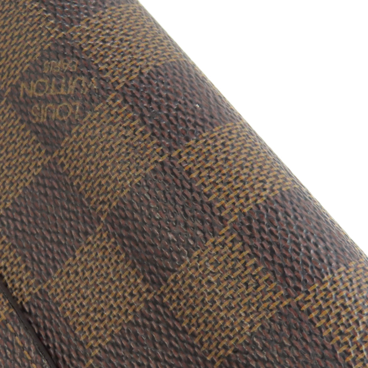 LOUIS VUITTON Bifold Wallet N63067 Damier canvas Brown Portefeuille Alexandra Women Used Authentic