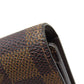 LOUIS VUITTON Bifold Wallet N63067 Damier canvas Brown Portefeuille Alexandra Women Used Authentic