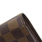 LOUIS VUITTON Bifold Wallet N63067 Damier canvas Brown Portefeuille Alexandra Women Used Authentic