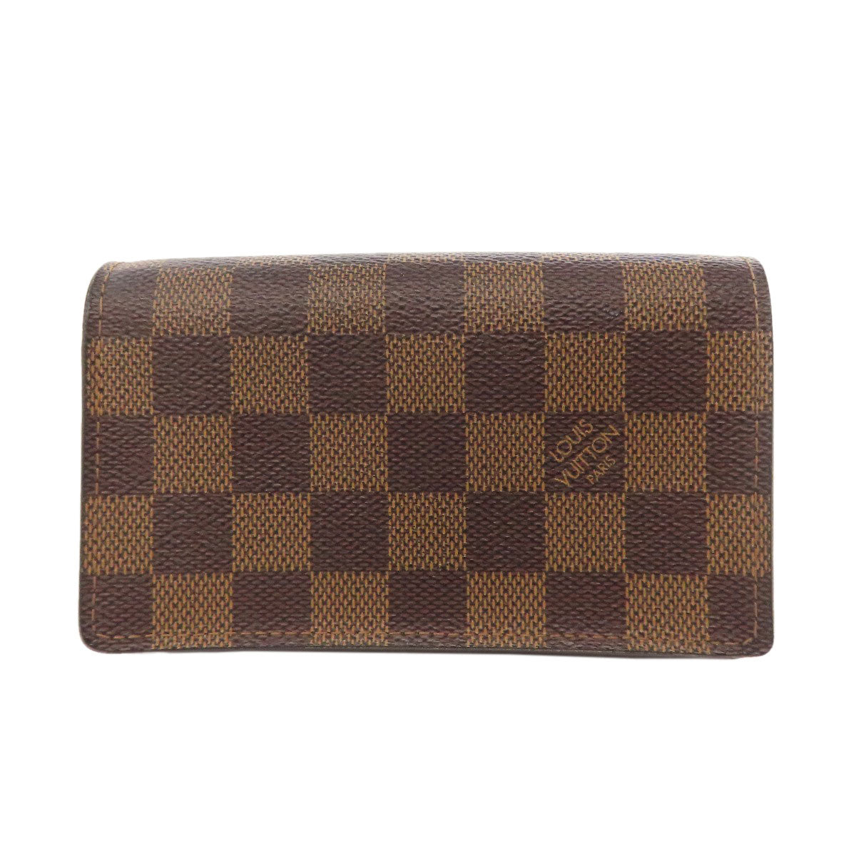LOUIS VUITTON Bifold Wallet N61736 Damier canvas Brown Portefeuille Tresol