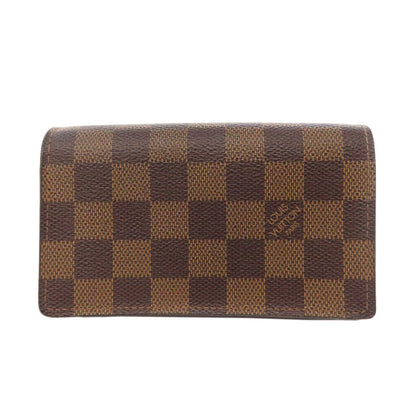 LOUIS VUITTON Bifold Wallet N61736 Damier canvas Brown Portefeuille Tresol