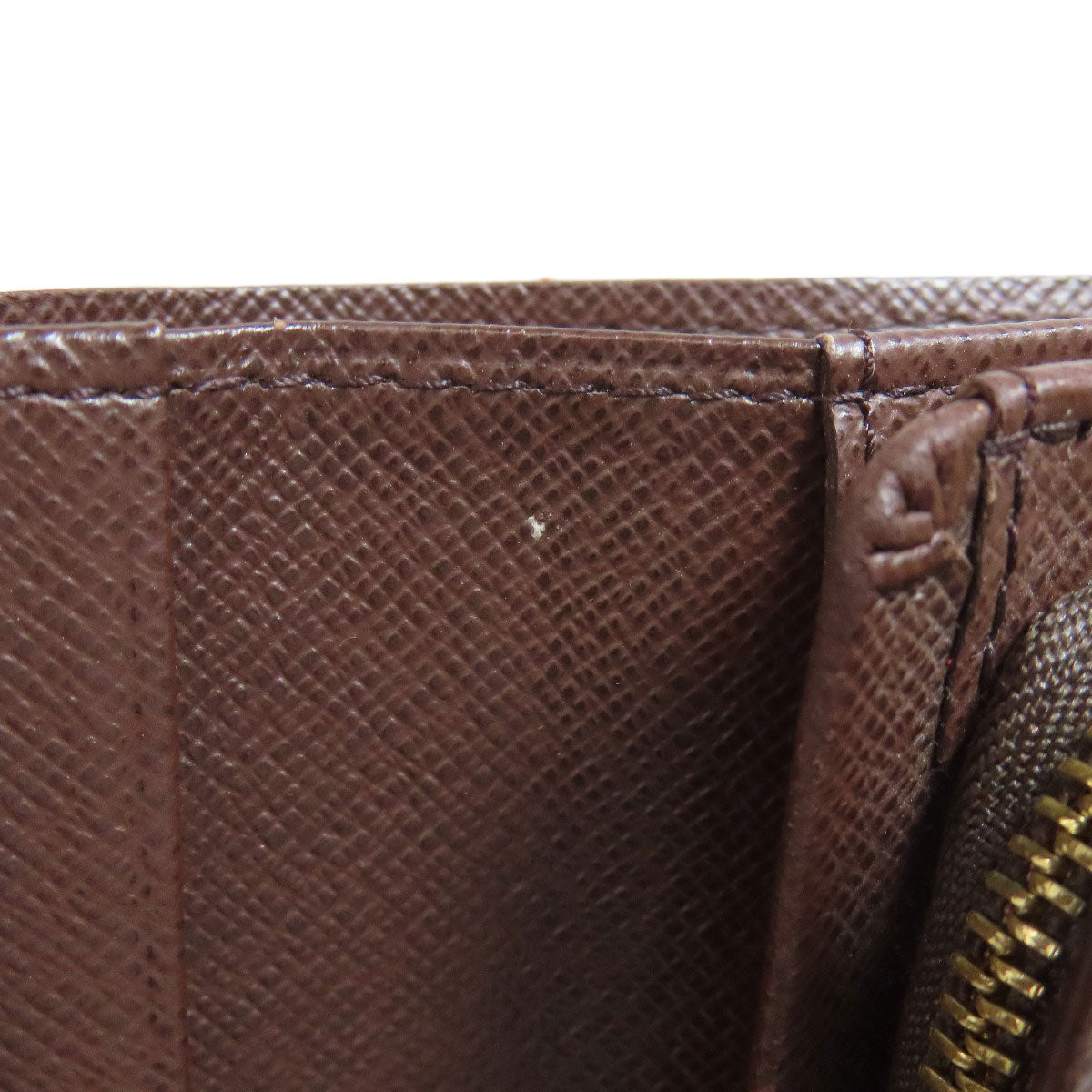 LOUIS VUITTON Bifold Wallet N61736 Damier canvas Brown Portefeuille Tresol