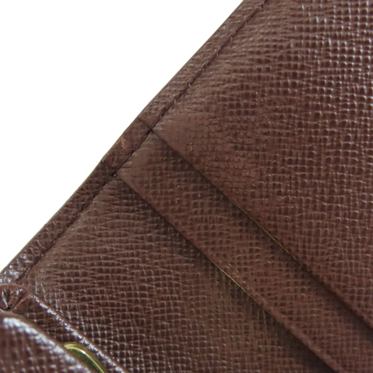 LOUIS VUITTON Bifold Wallet N61736 Damier canvas Brown Portefeuille Tresol