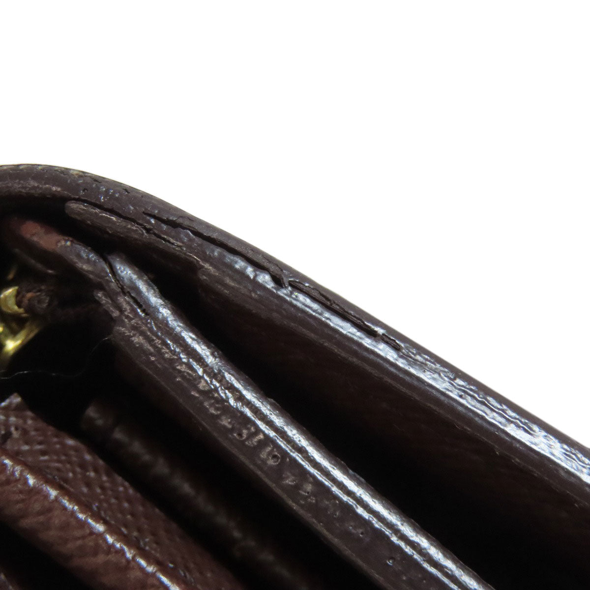 LOUIS VUITTON Bifold Wallet N61736 Damier canvas Brown Portefeuille Tresol