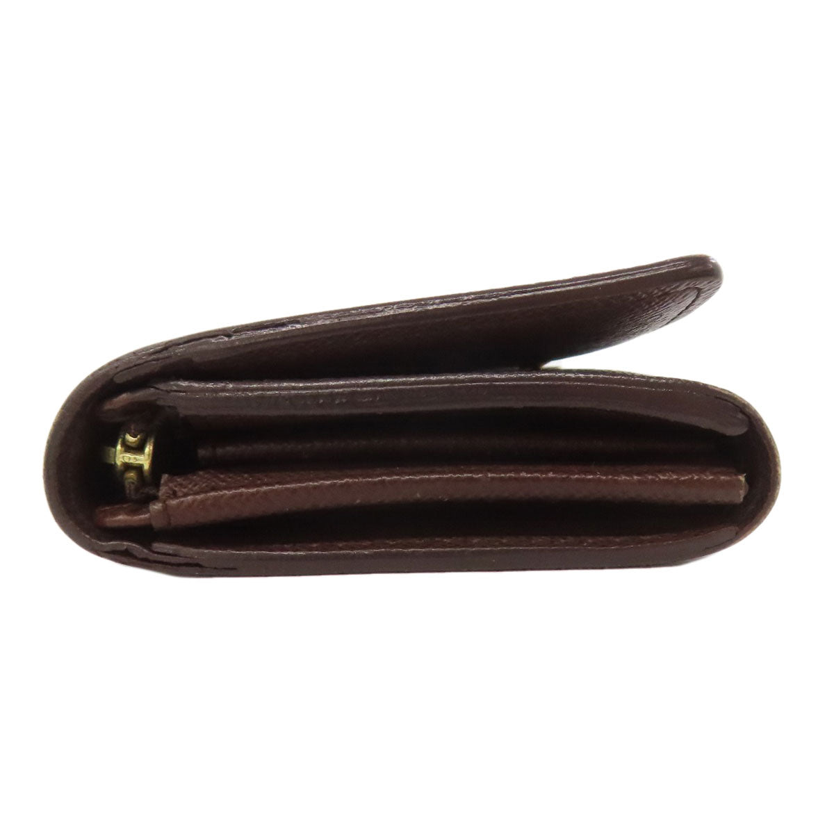LOUIS VUITTON Bifold Wallet N61736 Damier canvas Brown Portefeuille Tresol