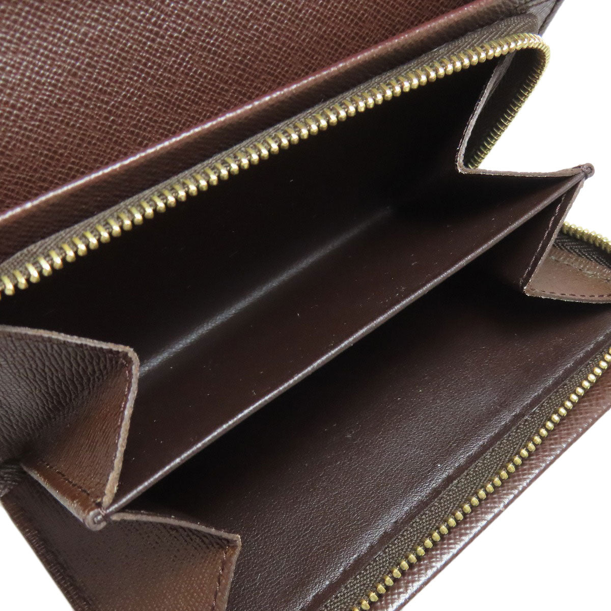 LOUIS VUITTON Bifold Wallet N61736 Damier canvas Brown Portefeuille Tresol
