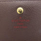 LOUIS VUITTON Bifold Wallet N61736 Damier canvas Brown Portefeuille Tresol