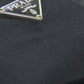PRADA Accessory pouch Nylon black logoMetal Women Used Authentic