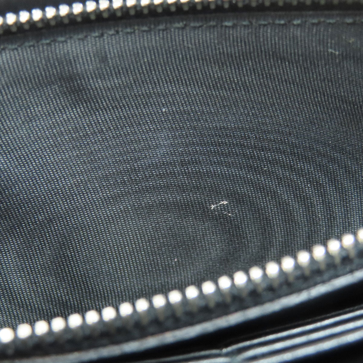 PRADA Long Wallet Purse 1M1037 Safiano black logo Women Used Authentic