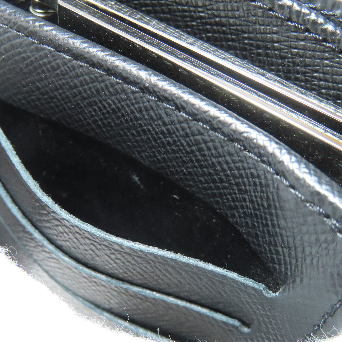 LOUIS VUITTON Bifold Wallet M63242 Epi black Portefeuille Vienova Women Used Authentic