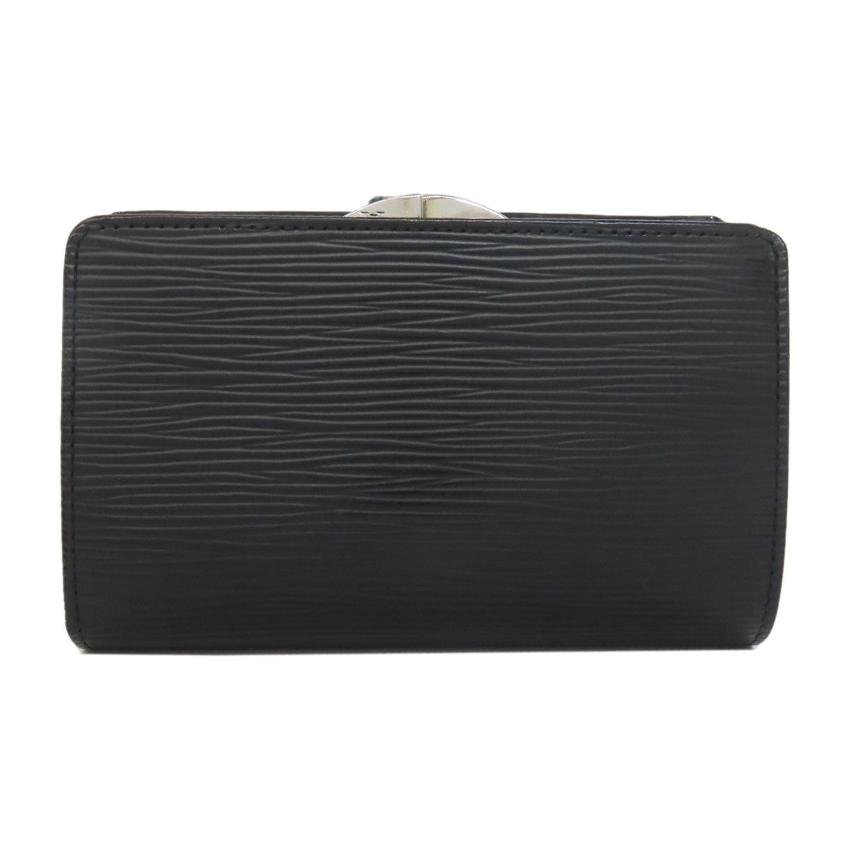 LOUIS VUITTON Bifold Wallet M63242 Epi black Portefeuille Vienova Women Used Authentic