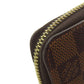 LOUIS VUITTON Long Wallet Purse N60015 Damier canvas Brown Zippy wallet old Women Used Authentic