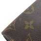 LOUIS VUITTON Bifold Wallet Monogram canvas Brown Portefeuille Anais Women Used Authentic