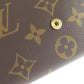 LOUIS VUITTON Long Wallet Purse M80726 Monogram reverse Brown Portefeuille Sara Women Used Authentic