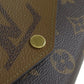 LOUIS VUITTON Long Wallet Purse M80726 Monogram reverse Brown Portefeuille Sara Women Used Authentic