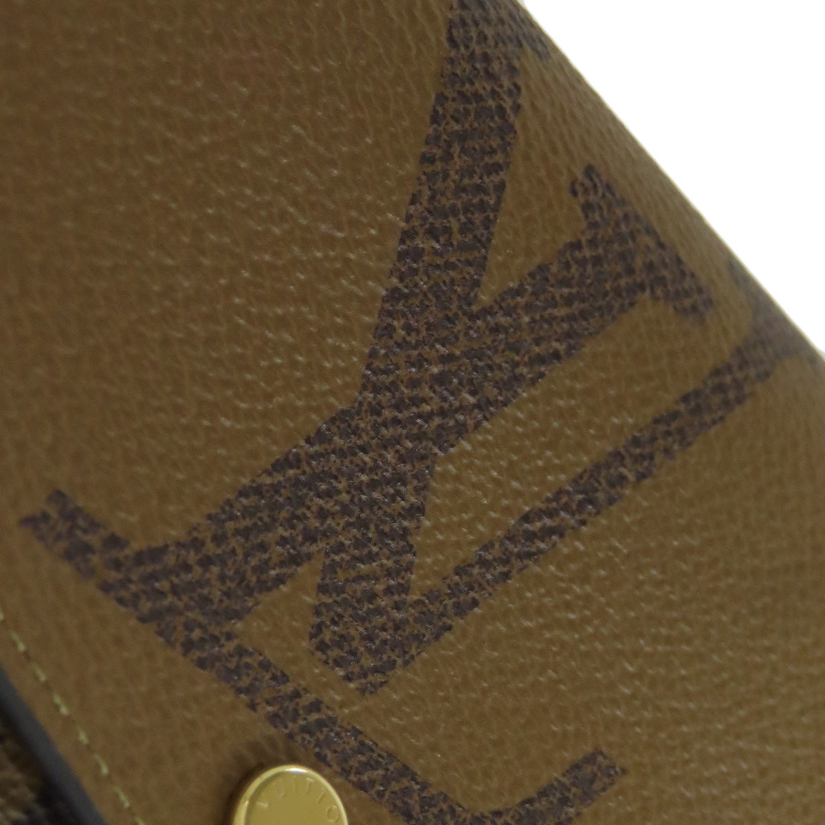 LOUIS VUITTON Long Wallet Purse M80726 Monogram reverse Brown Portefeuille Sara Women Used Authentic