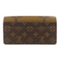 LOUIS VUITTON Long Wallet Purse M80726 Monogram reverse Brown Portefeuille Sara Women Used Authentic